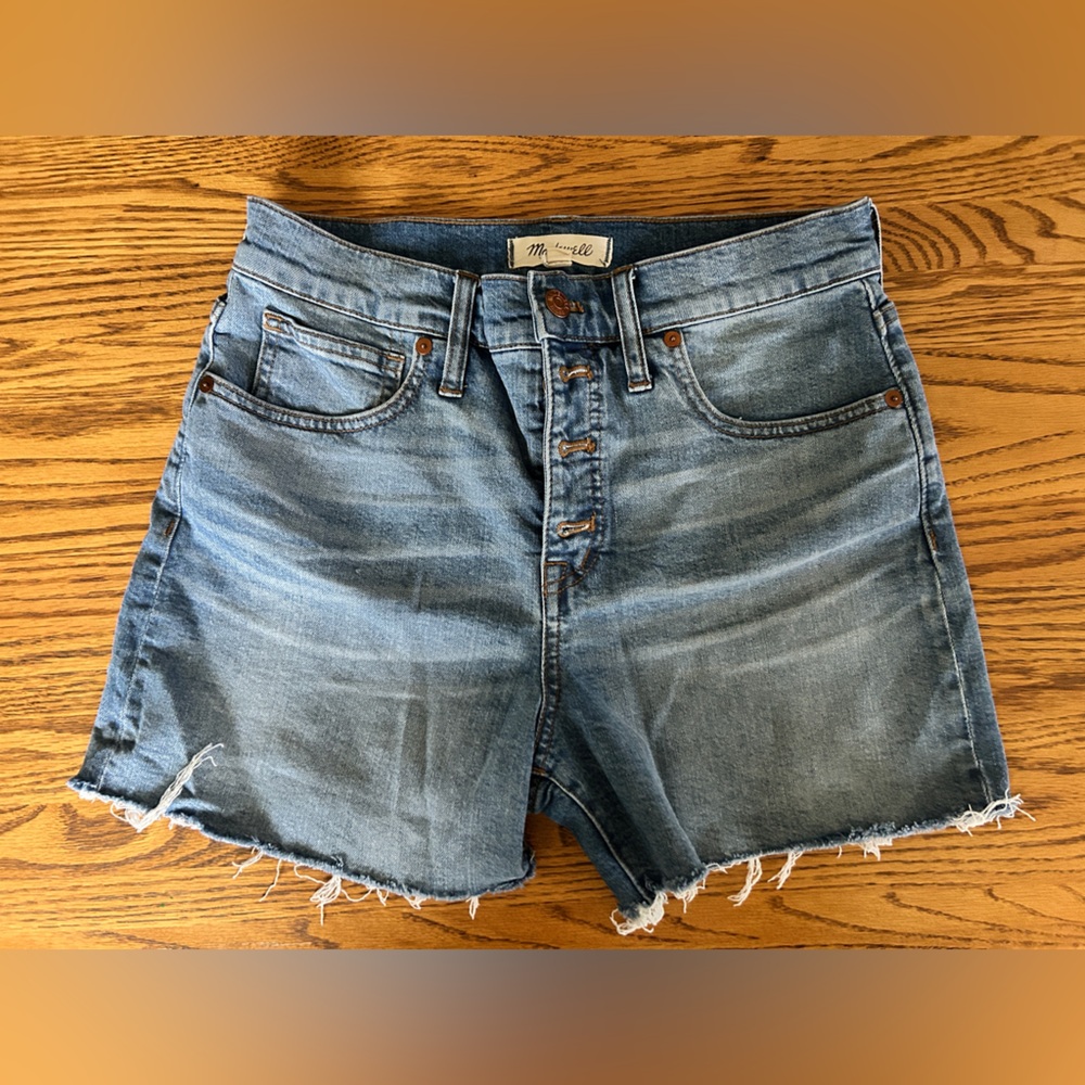 Madewell Button-Fly Denim Shorts